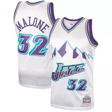KARL MALONE UTAH JAZZ THROWBACK JERSEY - Prime Reps