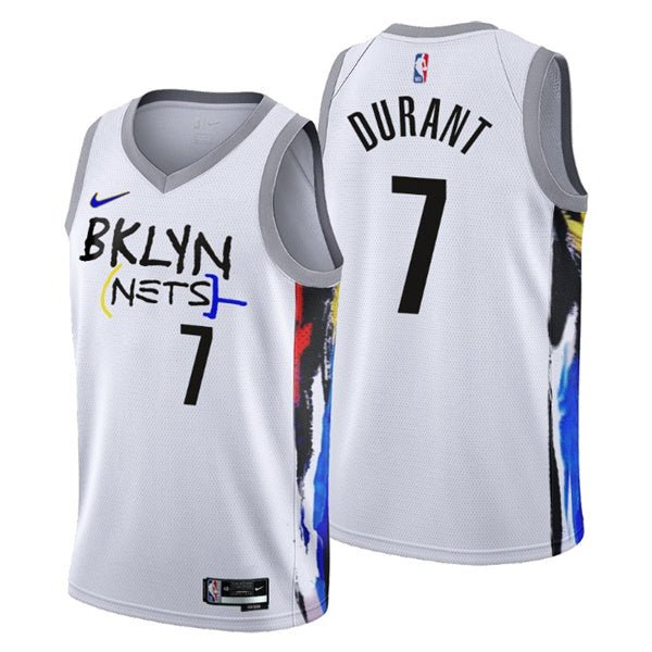 KEVIN DURANT BROOKLYN NETS 2022-23 CITY EDITION JERSEY - Prime Reps