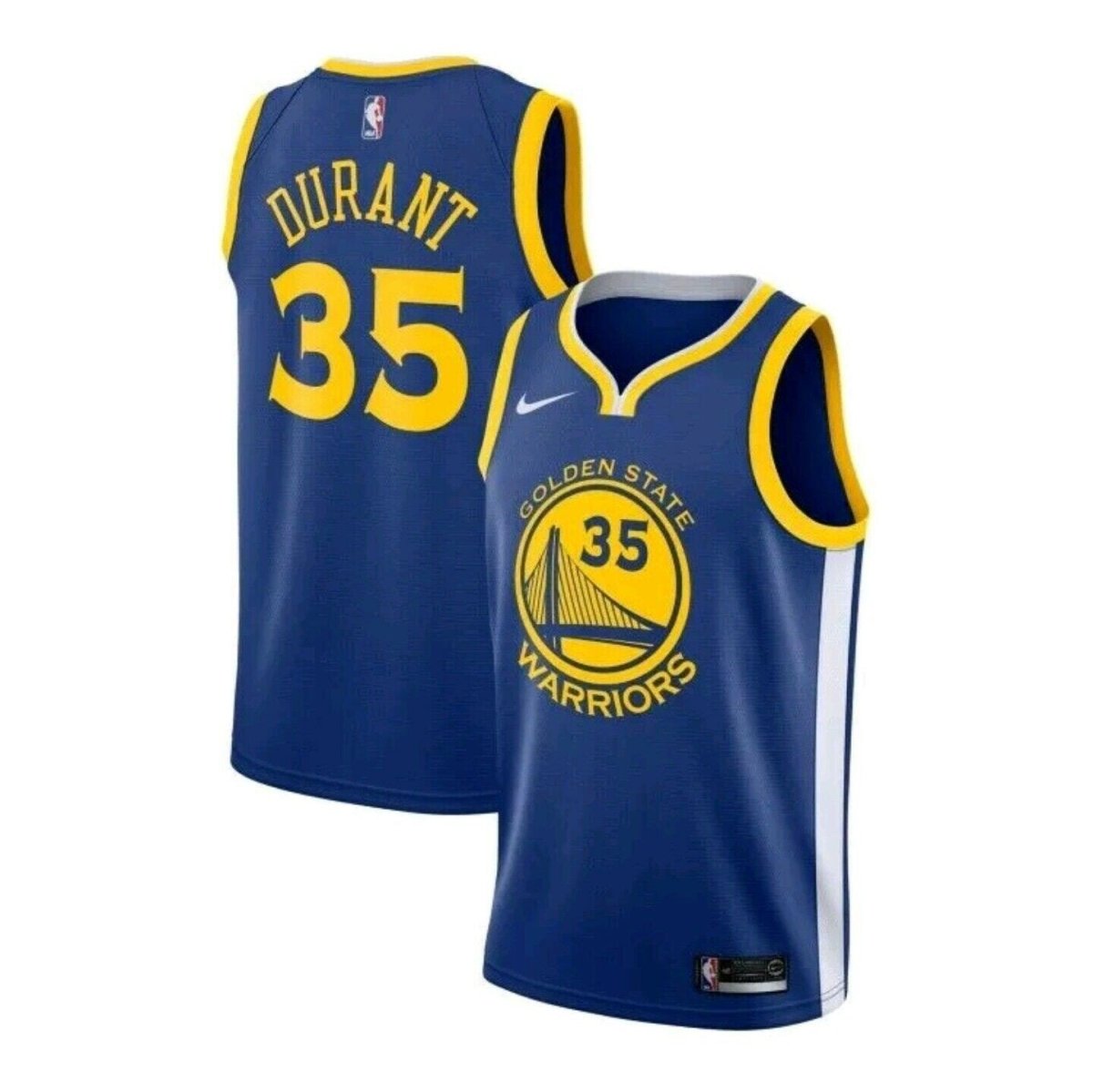 KEVIN DURANT GOLDEN STATE WARRIORS ICON JERSEY - Prime Reps