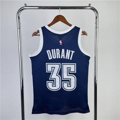 KEVIN DURANT OKLAHOMA CITY THUNDER THROWBACK JERSEY (HEAT APPLIED) - Prime Reps