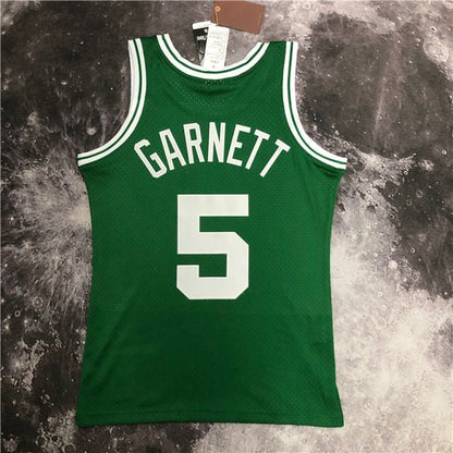 KEVIN GARNETT BOSTON CELTICS THROWBACK JERSEY (HEAT APPLIED) - Prime Reps