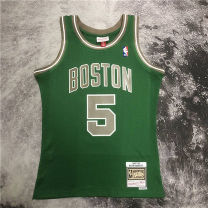 KEVIN GARNETT BOSTON CELTICS THROWBACK JERSEY (HEAT APPLIED) - Prime Reps