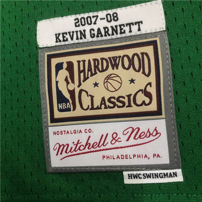 KEVIN GARNETT BOSTON CELTICS THROWBACK JERSEY (HEAT APPLIED) - Prime Reps