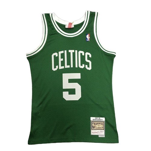 KEVIN GARNETT BOSTON CELTICS THROWBACK JERSEY (HEAT APPLIED) - Prime Reps
