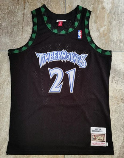 KEVIN GARNETT MINNESOTA TIMBERWOLVES THROWBACK JERSEY - Prime Reps