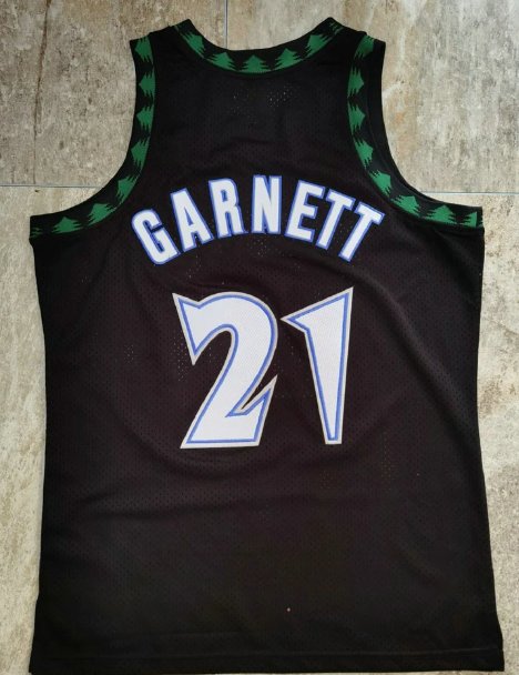 KEVIN GARNETT MINNESOTA TIMBERWOLVES THROWBACK JERSEY - Prime Reps