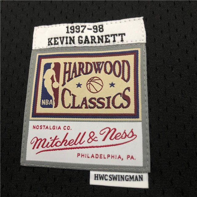 KEVIN GARNETT MINNESOTA TIMBERWOLVES THROWBACK JERSEY (HEAT APPLIED) - Prime Reps