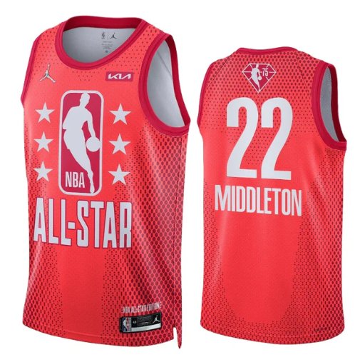 KHRIS MIDDLETON MILWAUKEE BUCKS 2021-22 ALL-STAR JERSEY - Prime Reps