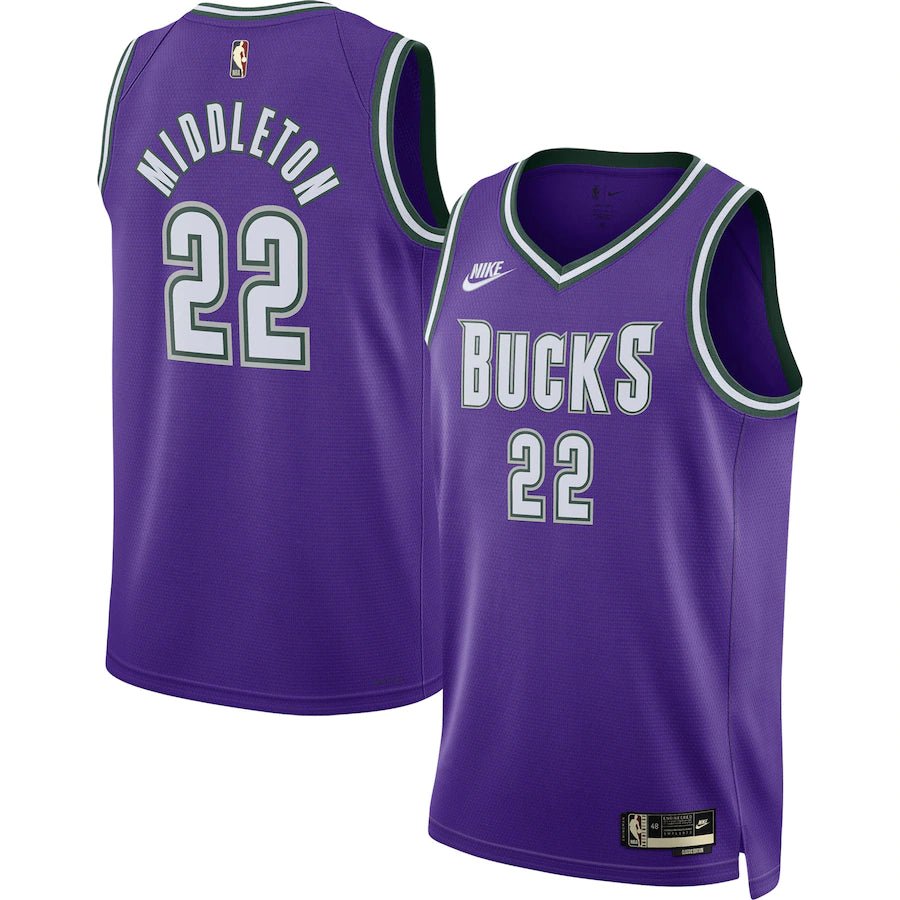 KHRIS MIDDLETON MILWAUKEE BUCKS 2022-23 CLASSIC JERSEY - Prime Reps
