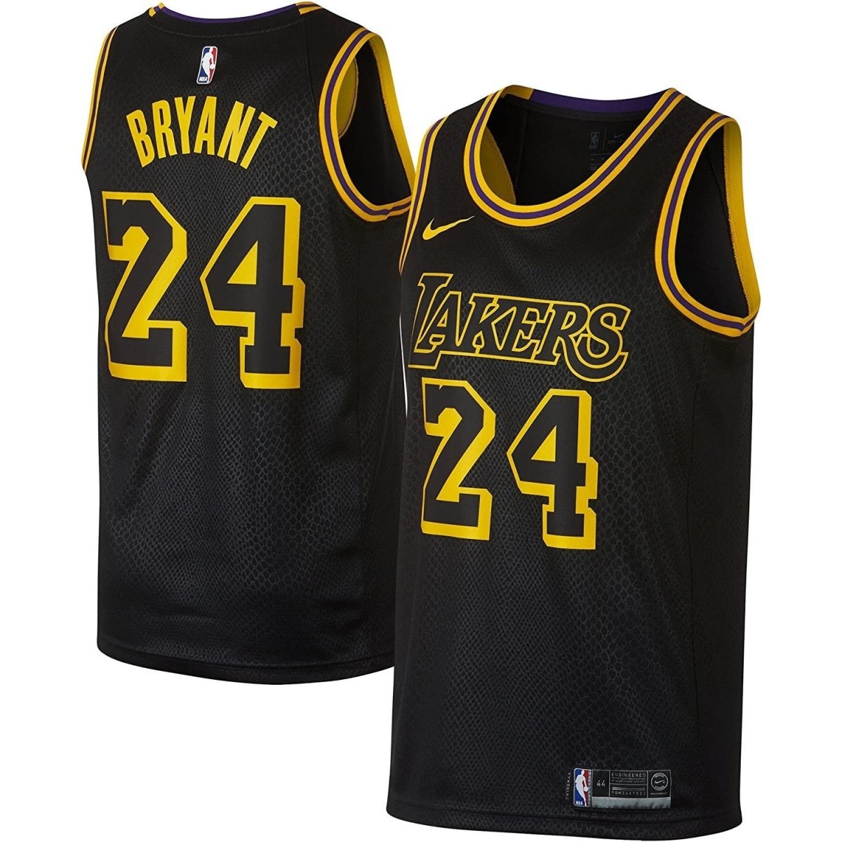KOBE BRYANT #24 LOS ANGELES LAKERS BLACK CITY EDITION JERSEY - Prime Reps