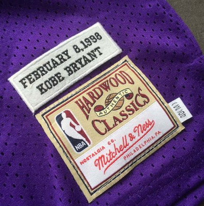 KOBE BRYANT #8 LOS ANGELES LAKERS PURPLE THROWBACK JERSEY - Prime Reps