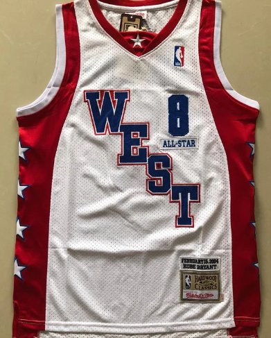 KOBE BRYANT LOS ANGELES LAKERS 2004 ALL-STAR JERSEY - Prime Reps