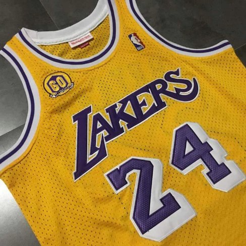 KOBE BRYANT LOS ANGELES LAKERS #24 YELLOW THROWBACK JERSEY - Prime Reps