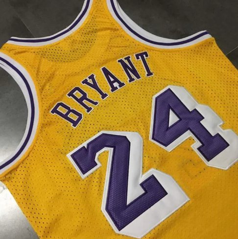 Kobe bryant jersey outlet 24 yellow