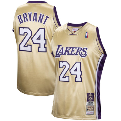 KOBE BRYANT LOS ANGELES LAKERS GOLD JERSEY - Prime Reps