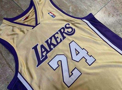 KOBE BRYANT LOS ANGELES LAKERS GOLD JERSEY - Prime Reps