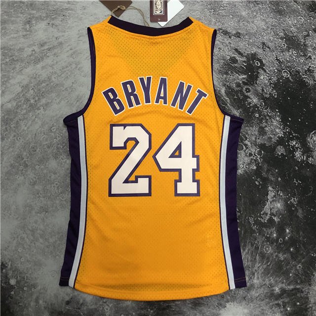 KOBE BRYANT LOS ANGELES LAKERS THROWBACK JERSEY (HEAT APPLIED) - Prime Reps