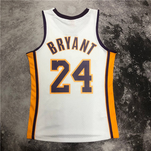 KOBE BRYANT LOS ANGELES LAKERS THROWBACK JERSEY (HEAT APPLIED) - Prime Reps