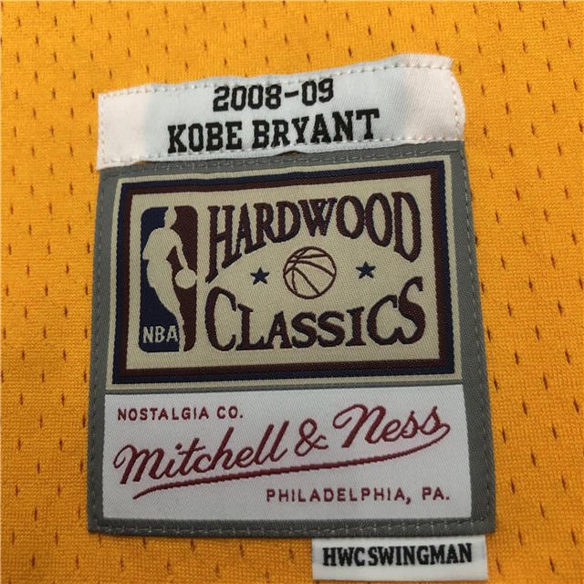 KOBE BRYANT LOS ANGELES LAKERS THROWBACK JERSEY (HEAT APPLIED) - Prime Reps