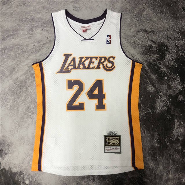 KOBE BRYANT LOS ANGELES LAKERS THROWBACK JERSEY (HEAT APPLIED) - Prime Reps