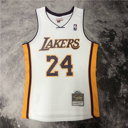 KOBE BRYANT LOS ANGELES LAKERS THROWBACK JERSEY (HEAT APPLIED) - Prime Reps
