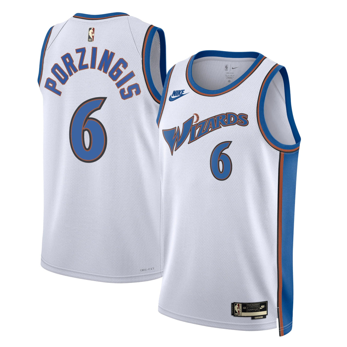 KRISTAPS PORZINGIS WASHINGTON WIZARDS 2022-23 CLASSIC JERSEY - Prime Reps