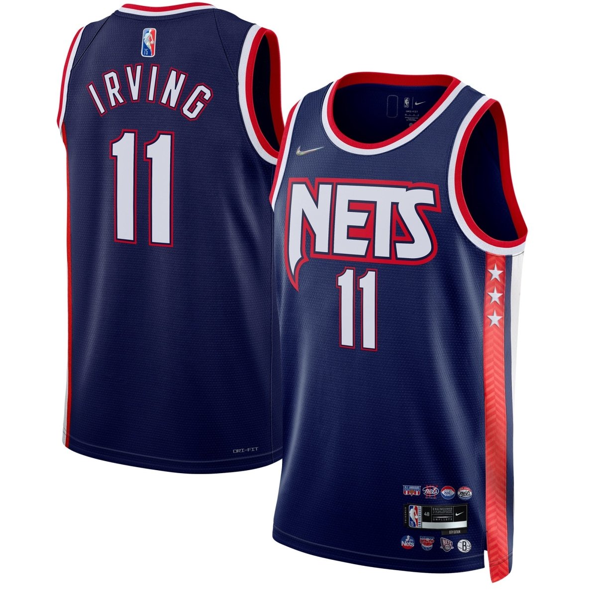 KYRIE IRVING BROOKLYN NETS 2021-22 CITY EDITION JERSEY - Prime Reps