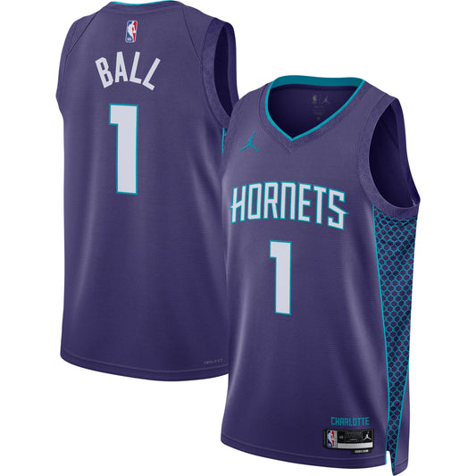 LAMELO BALL CHARLOTTE HORNETS 2022-23 STATEMENT JERSEY - Prime Reps