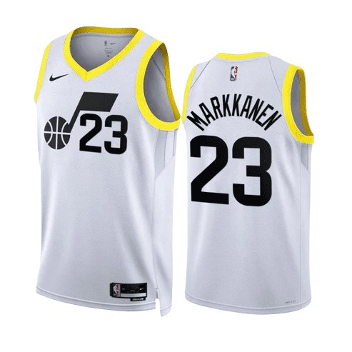 LAURI MARKKANEN UTAH JAZZ 2022-23 ASSOCIATION JERSEY - Prime Reps