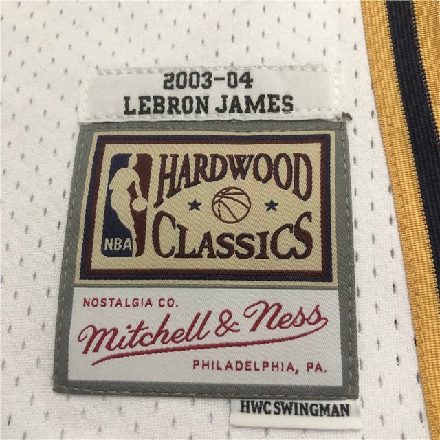 LEBRON JAMES CLEVELAND CAVALIERS THROWBACK JERSEY (HEAT APPLIED) - Prime Reps