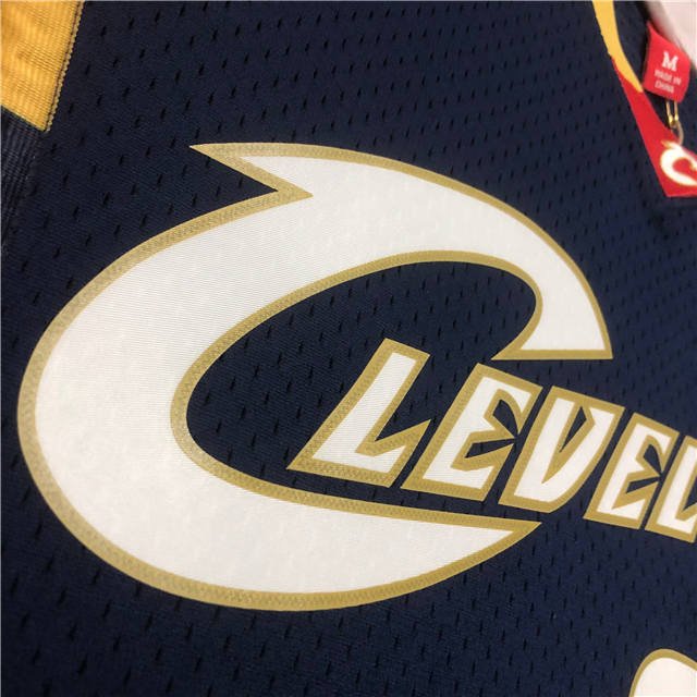 LEBRON JAMES CLEVELAND CAVALIERS THROWBACK JERSEY (HEAT APPLIED) - Prime Reps