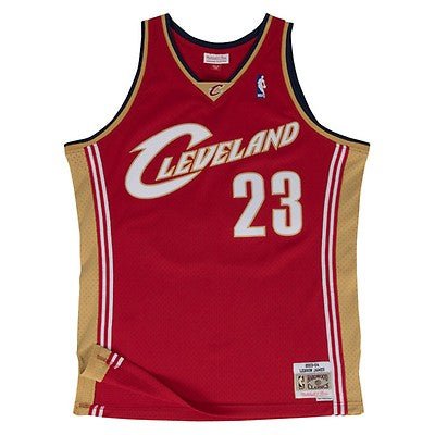 LEBRON JAMES CLEVELAND CAVALIERS THROWBACK JERSEY (HEAT APPLIED) - Prime Reps