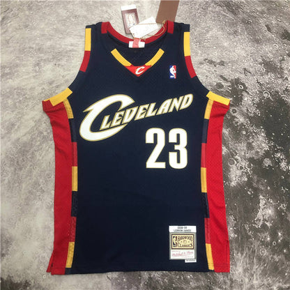 LEBRON JAMES CLEVELAND CAVALIERS THROWBACK JERSEY (HEAT APPLIED) - Prime Reps