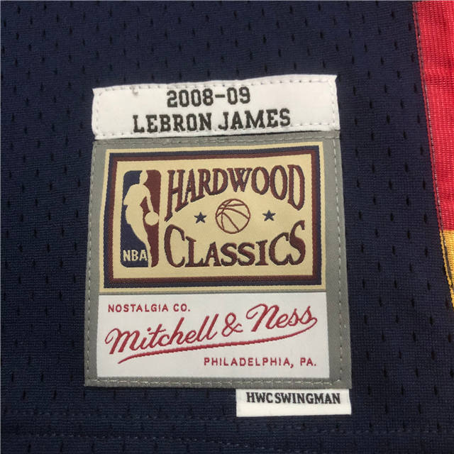 LEBRON JAMES CLEVELAND CAVALIERS THROWBACK JERSEY (HEAT APPLIED) - Prime Reps