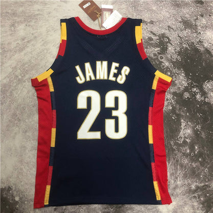LEBRON JAMES CLEVELAND CAVALIERS THROWBACK JERSEY (HEAT APPLIED) - Prime Reps