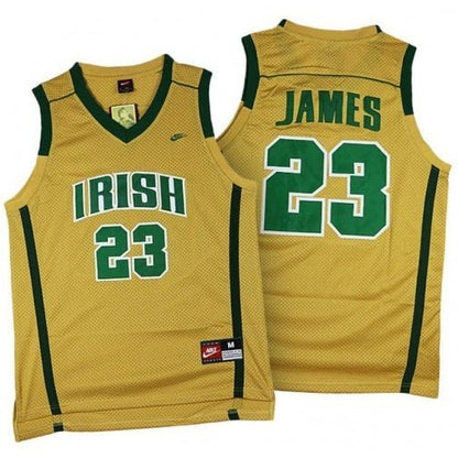 LEBRON JAMES IRISH HIGH SCHOOL JERSEY - Prime Reps