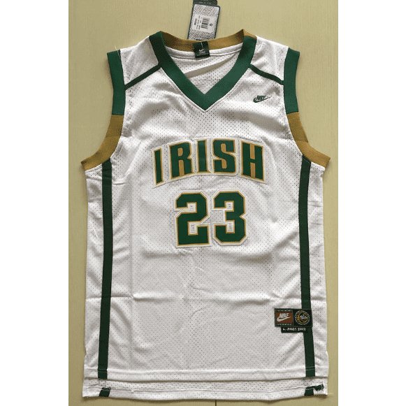 LEBRON JAMES IRISH HIGH SCHOOL JERSEY - Prime Reps