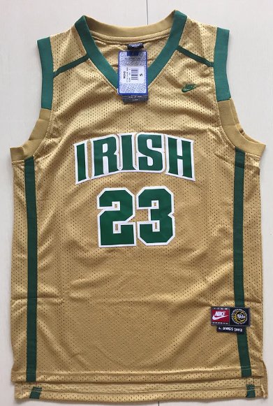 LEBRON JAMES IRISH HIGH SCHOOL JERSEY - Prime Reps