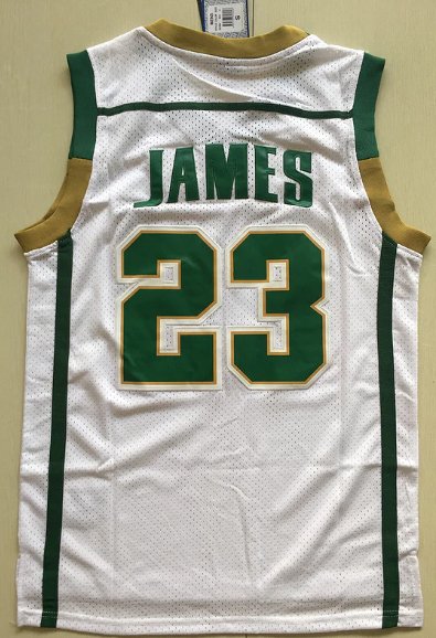 LEBRON JAMES IRISH HIGH SCHOOL JERSEY - Prime Reps