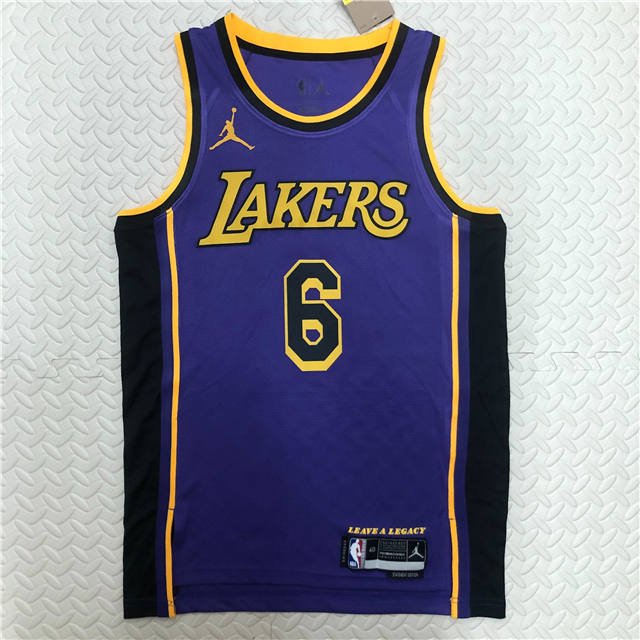 23#LeBron James Los Angeles Lakers Men's Basketball Jersey Purple