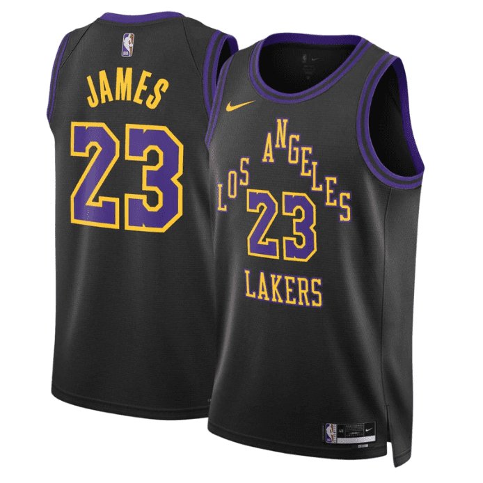 LEBRON JAMES LOS ANGELES LAKERS 2023-24 CITY EDITION JERSEY - Prime Reps