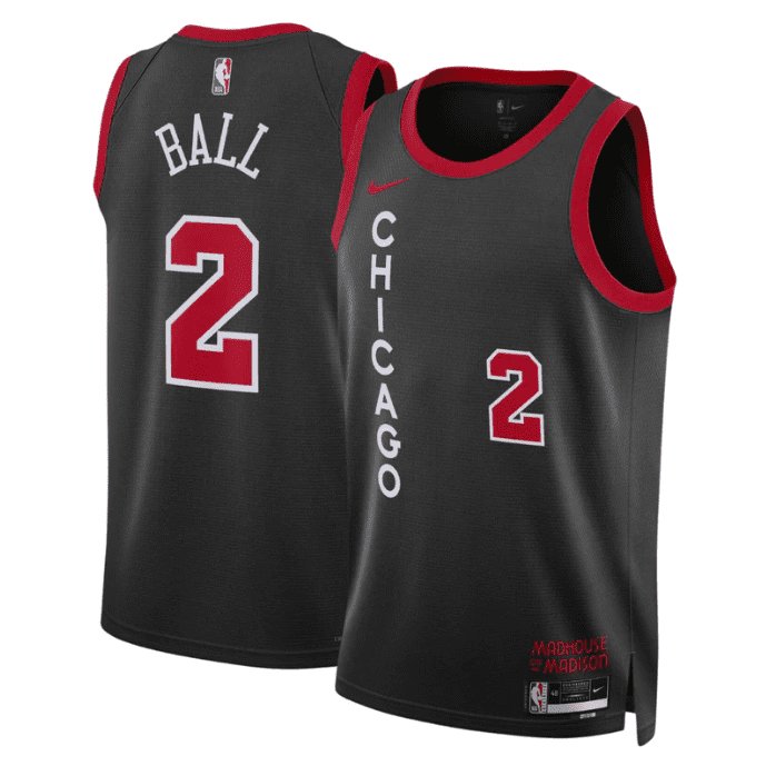 LONZO BALL CHICAGO BULLS 2023-24 CITY EDITION JERSEY - Prime Reps