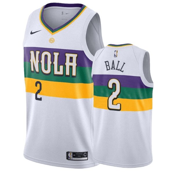 LONZO BALL NEW ORLEANS PELICANS CITY EDITON JERSEY - Prime Reps