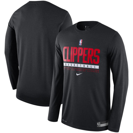LOS ANGELES CLIPPERS PRACTICE LONG SLEEVE - Prime RepsLos Angeles Clippers, Practice, Long Sleeve, Fan Gear, Team Logo, Comfortable, Durable, Classic Fit, Machine Washable, Team Pride.