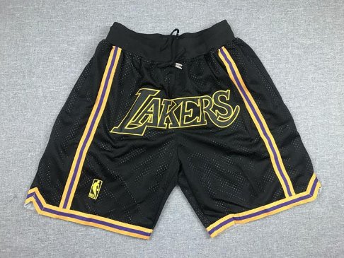 Lakers black 2025 mamba shorts