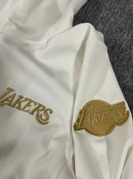LOS ANGELES LAKERS CHAMPIONSHIPS CHAMPIONS WARM UP JACKET - Prime Reps