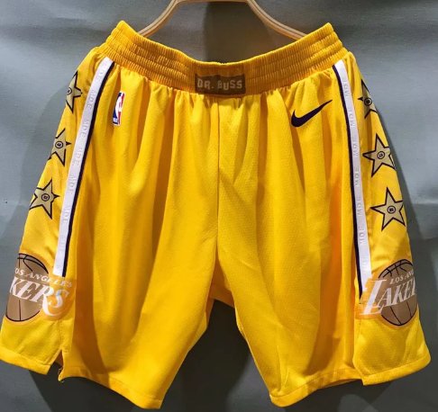 Lakers city clearance edition shorts