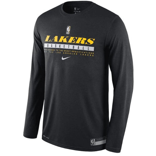 LOS ANGELES LAKERS PRACTICE LONG SLEEVE - Prime RepsLos Angeles Lakers, Practice, Long Sleeve, Fan Gear, Team Logo, Comfortable, Durable, Classic Fit, Machine Washable, Team Spirit.