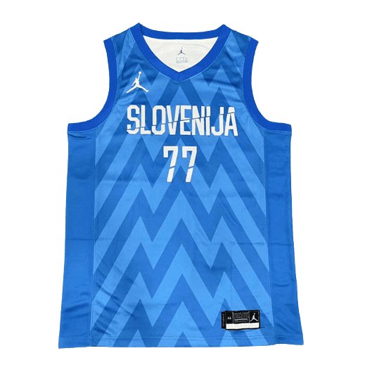 LUKA DONCIC NATIONAL TEAM SLOVENIA BLUE JERSEY - Prime Reps