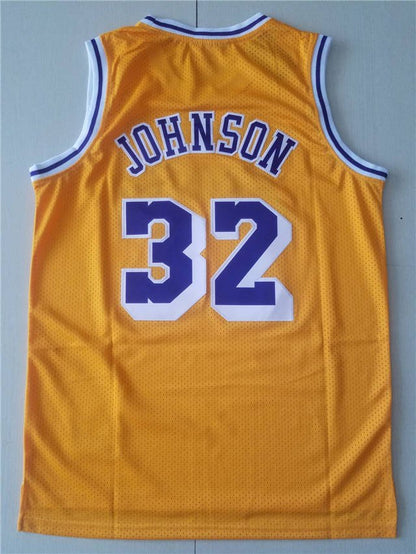 MAGIC JOHNSON LOS ANGELES LAKERS THROWBACK JERSEY - Prime Reps